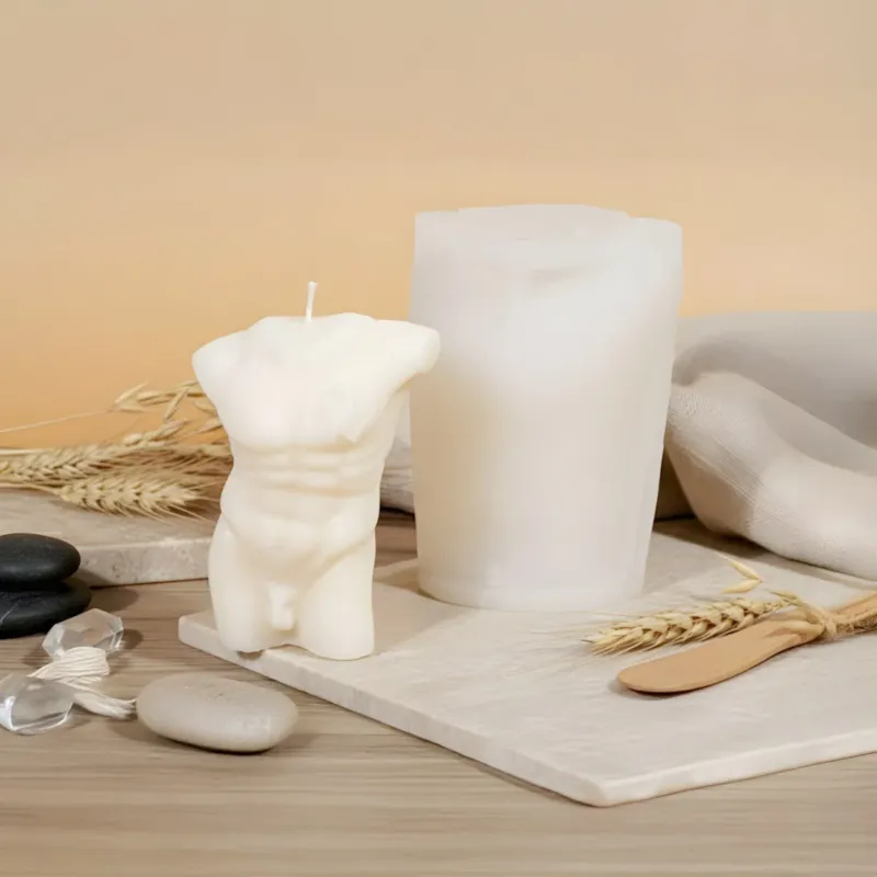 Moule bougie Asclépios - Silicone pour fabrication artisanale bougie cire DIY Terre de Bougies