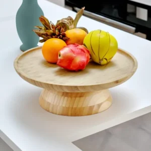 Natura Bamboo Footed Service 28x10 cm - Exporgin - Global Shopping Site