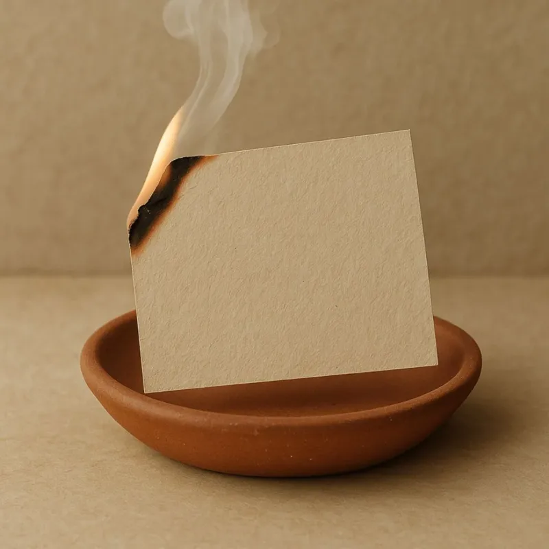 Feuille d’encens parfum boisé de Grasse pour bougies fondants et diffuseurs