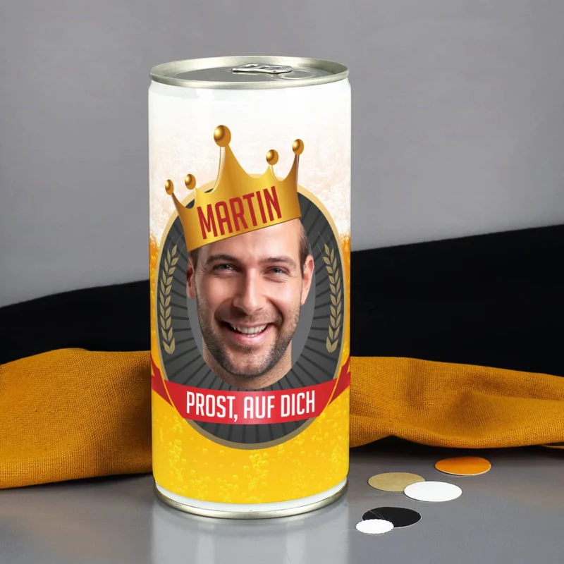Bierdose XXL mit Wunschfoto