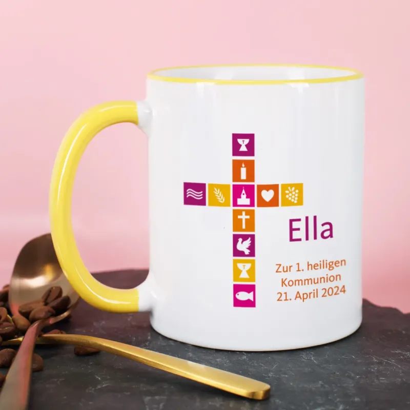 Tasse Mädchen Taufe, Kommunion, Konfirmation