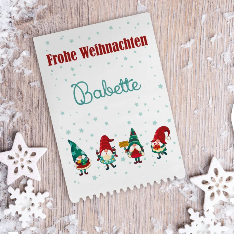 Wichtel Eiskratzer mit Personalisierung