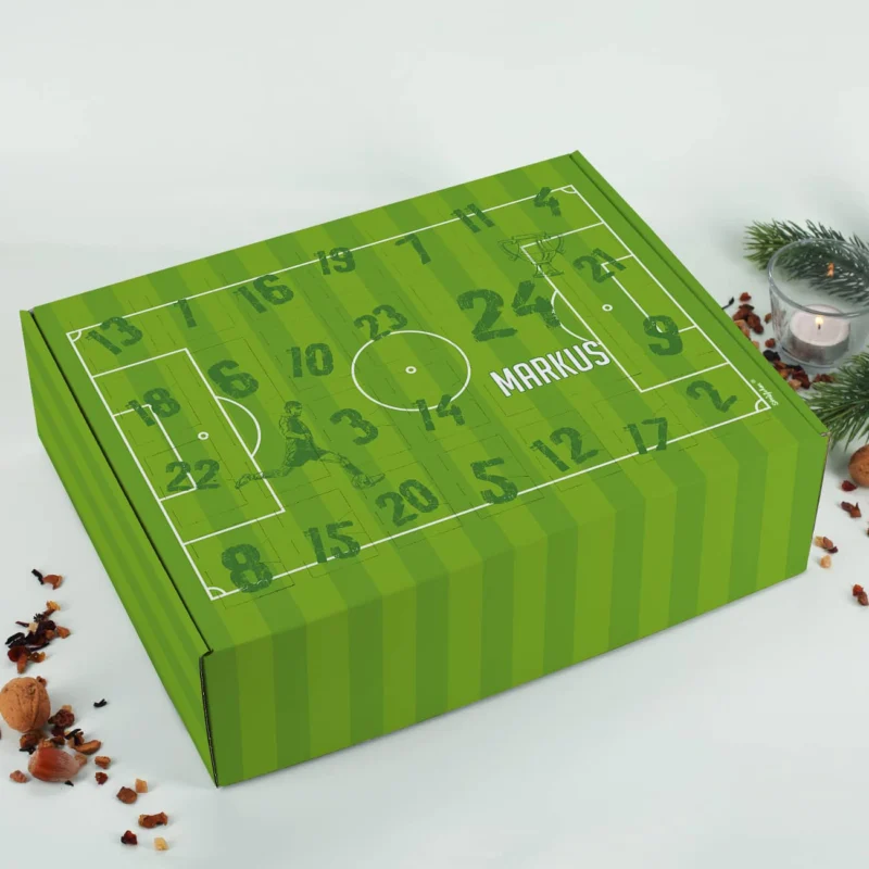 Fußball Adventskalender zum selber Füllen