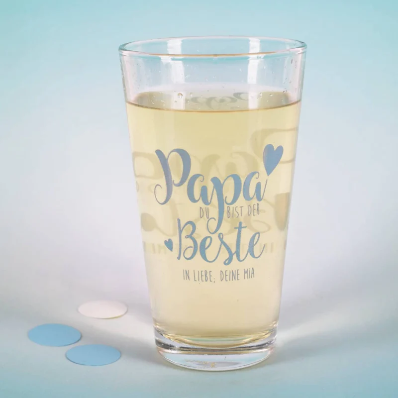 Trinkglas für den besten Papa