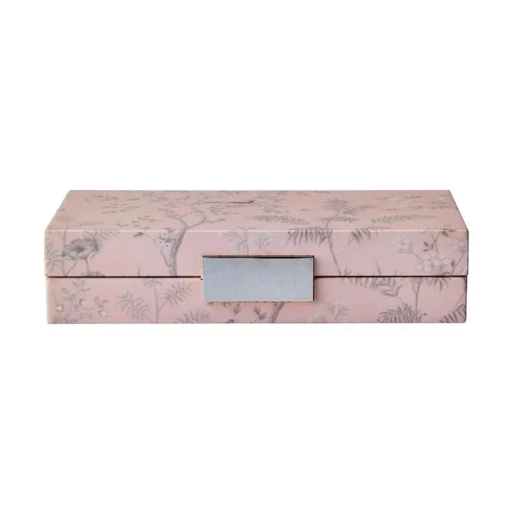 Pink Chinoiserie Box with Silver - Addison Ross Ltd UK