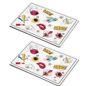 Popart American Serving Set of 2 - Exporgin - Global Shopping Site