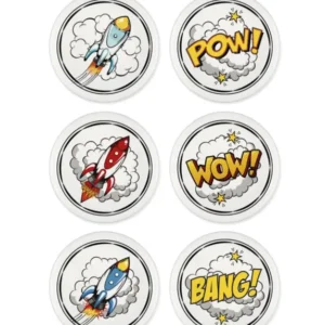 Popart Snack Bowl 6 Pieces 10 cm - Exporgin - Global Shopping Site
