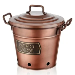 Potato Onion Bucket - Copper - Exporgin - Global Shopping Site