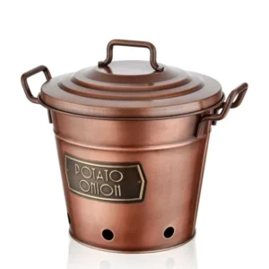 Potato Onion Bucket Copper MGL0037 - Exporgin - Global Shopping Site