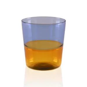 Rainbow – Water Glass Blue – Borosilicate & Heat - Resistant – 320ml (8x8x9 cm) - Exporgin - Global Shopping Site