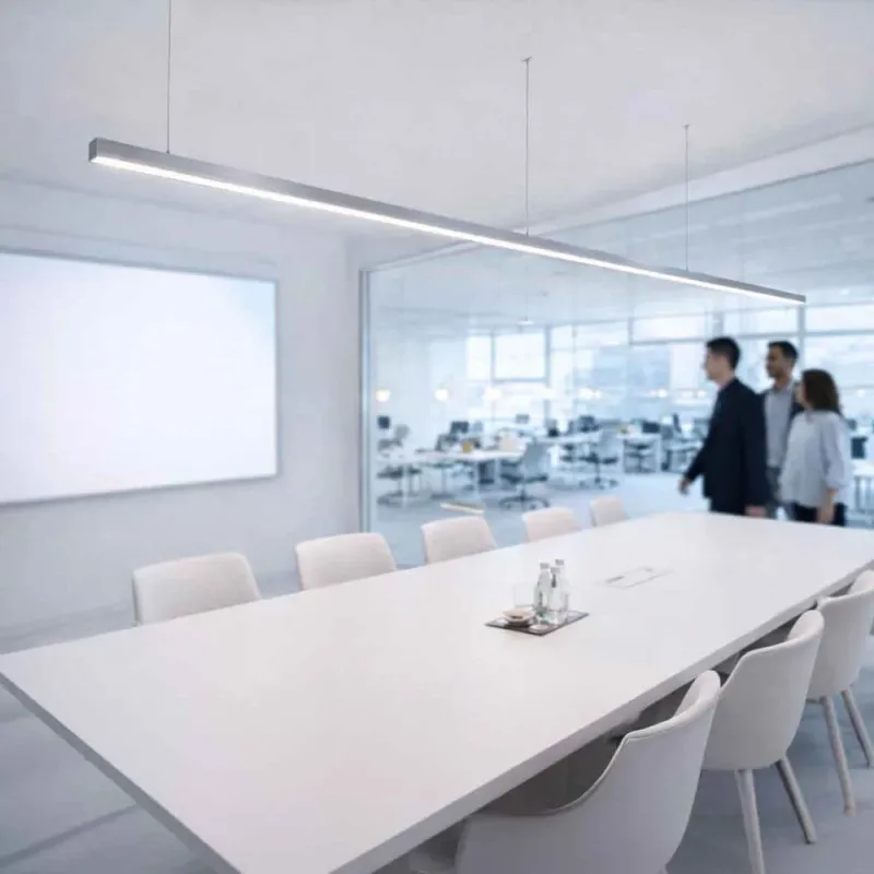 s.luce Oris LED-Linienleuchte Büro-Pendellampe XL nach Maß 4000K