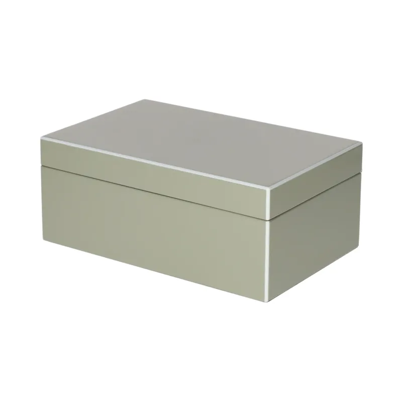 Stilvolle Tang S Schmuckbox MDF Flannel für Wohnaccessoires