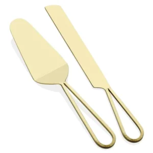 Stillo Cake Serving Set, 2 Pieces – Elegant and Durable Dessert Utensils - Exporgin - Global Shopping Site