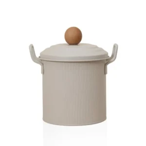 Stripe Pulses and Detergent Storage Container Beige - Exporgin | Türkiye Comes to You