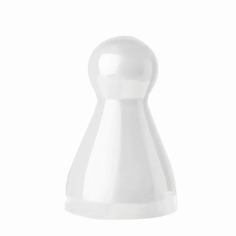 Tischleuchte TOY Glas weiß Spielfigur-Form E14 Tischlampe