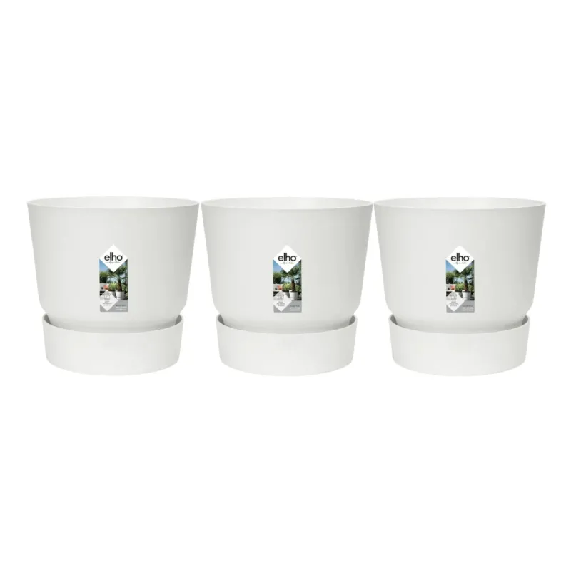 3x Pot elho Greenville wit D30xH28