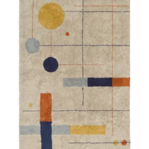 WASHABLE RUG GEOMETRICAL SHAPES