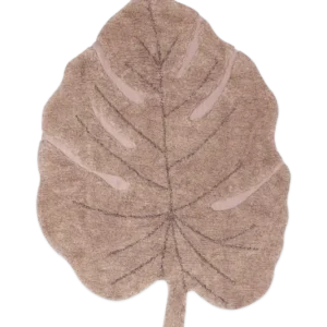 WASHABLE RUG MONSTERA VINTAGE NUDE